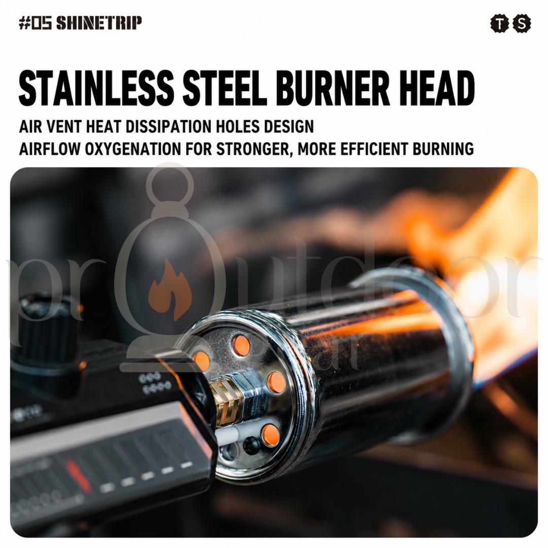 SHINETRIP A601 JIUYAN TACTICAL TORCH Outdoor Camping Blow Torch Flame Gun Fire Starter BBQ Burner Portable Ignition Tool