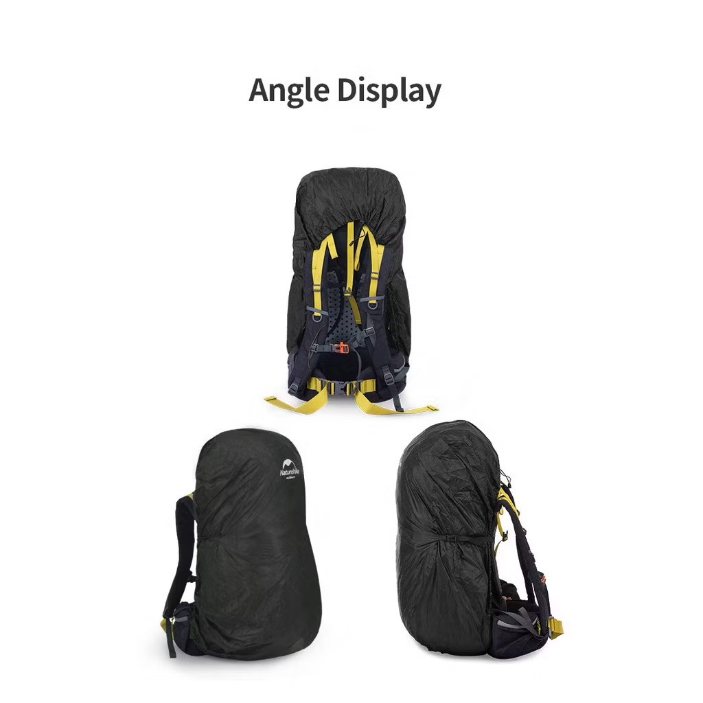 Naturehike NH19PJ041 Outdoor Backpack Rain Cover Cycling Dustproof Bag Waterproof Rain Cover 35-75L Bag Cover