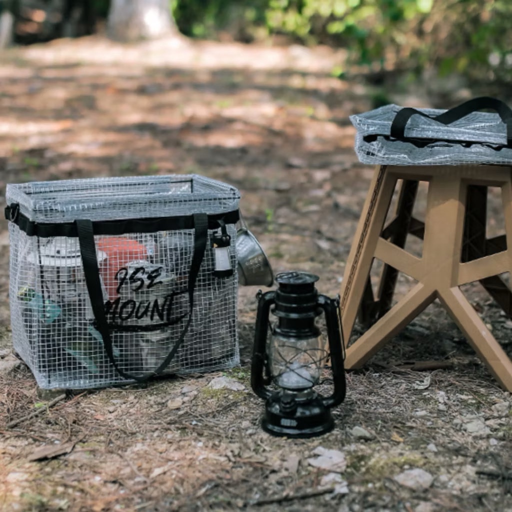 ISE MOUNT Transparent Mesh Organizer Bag Multi-Purpose Storage Pouch