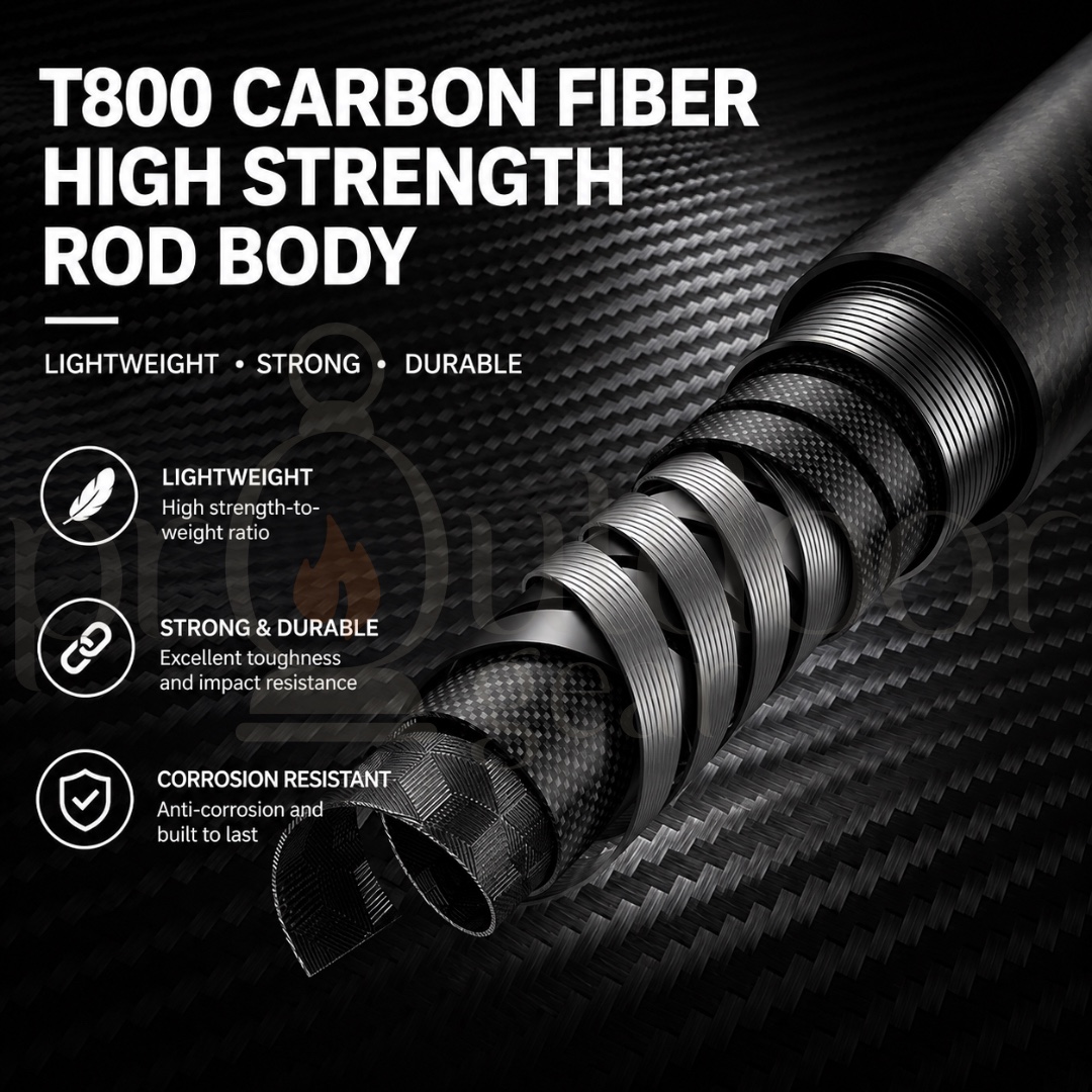 BLACKDOG CBD2650DS010 WING 3ES T800 Carbon Fiber Telescopic Hiking Pole 65-135cm Lightweight Trekking Pole