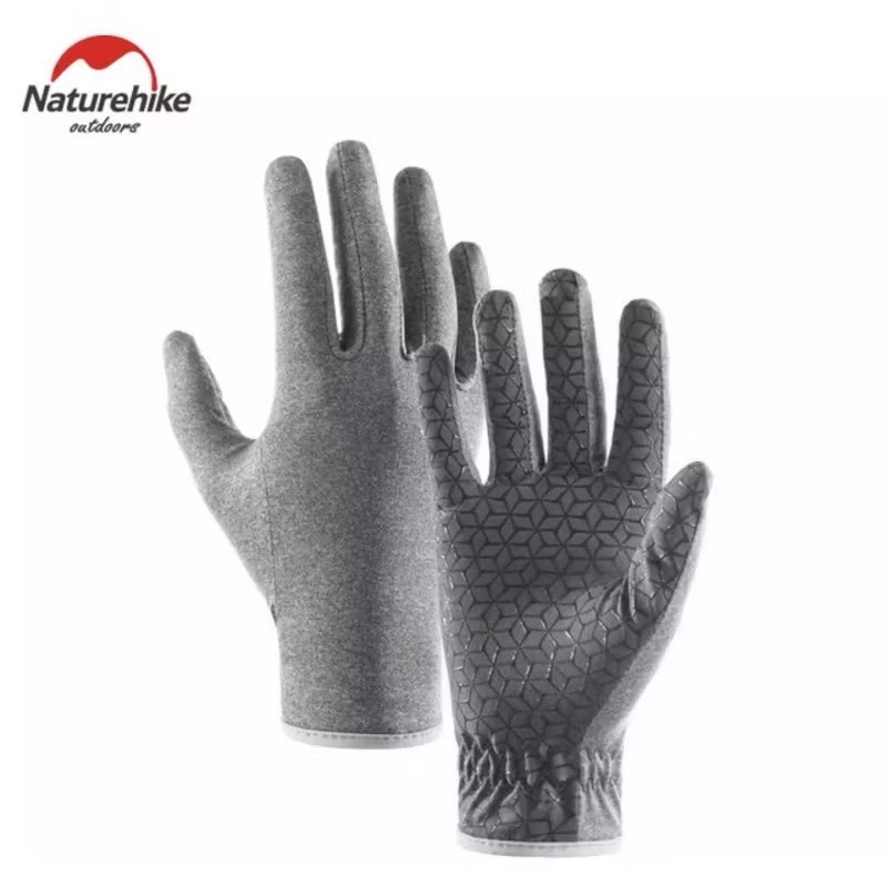 Naturehike Thin Touch Screen Gloves Non Slip Breathable Full Finger Gloves Unisex  Outdoor Sports Running NH21FS035