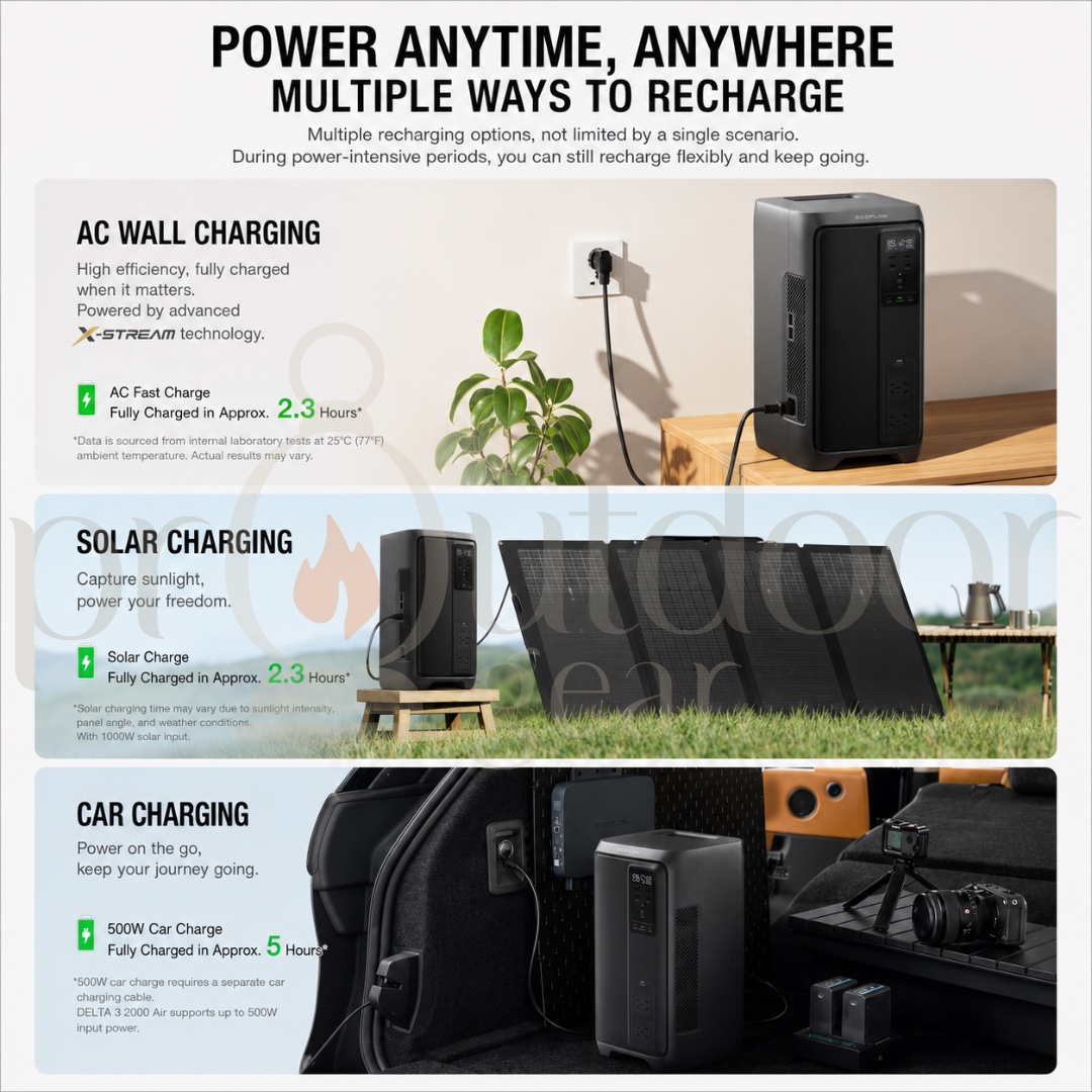 ECOFLOW Delta 3 Air 2000 Powerstation (CN Plug)