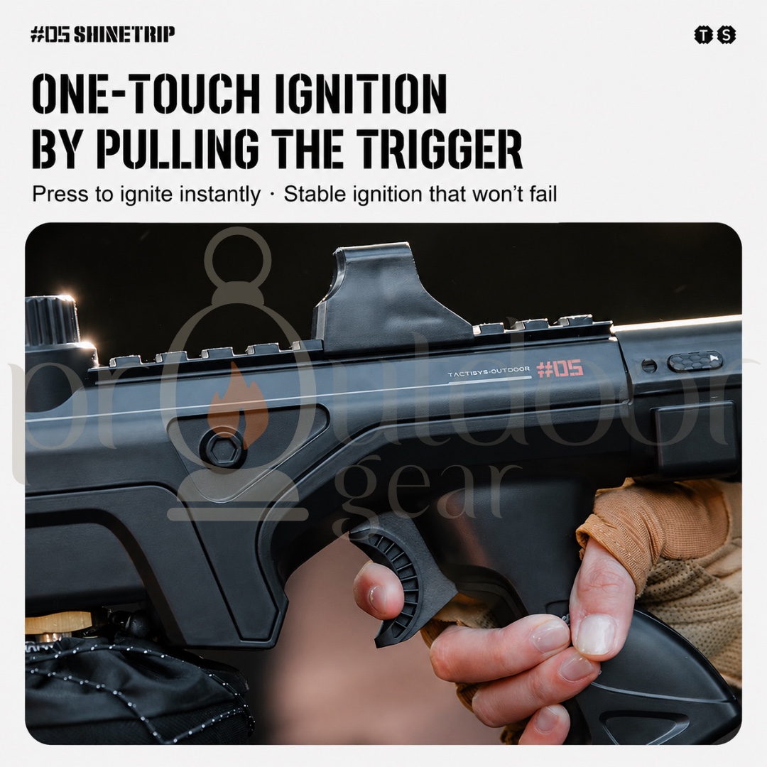 SHINETRIP A601 JIUYAN TACTICAL TORCH Outdoor Camping Blow Torch Flame Gun Fire Starter BBQ Burner Portable Ignition Tool