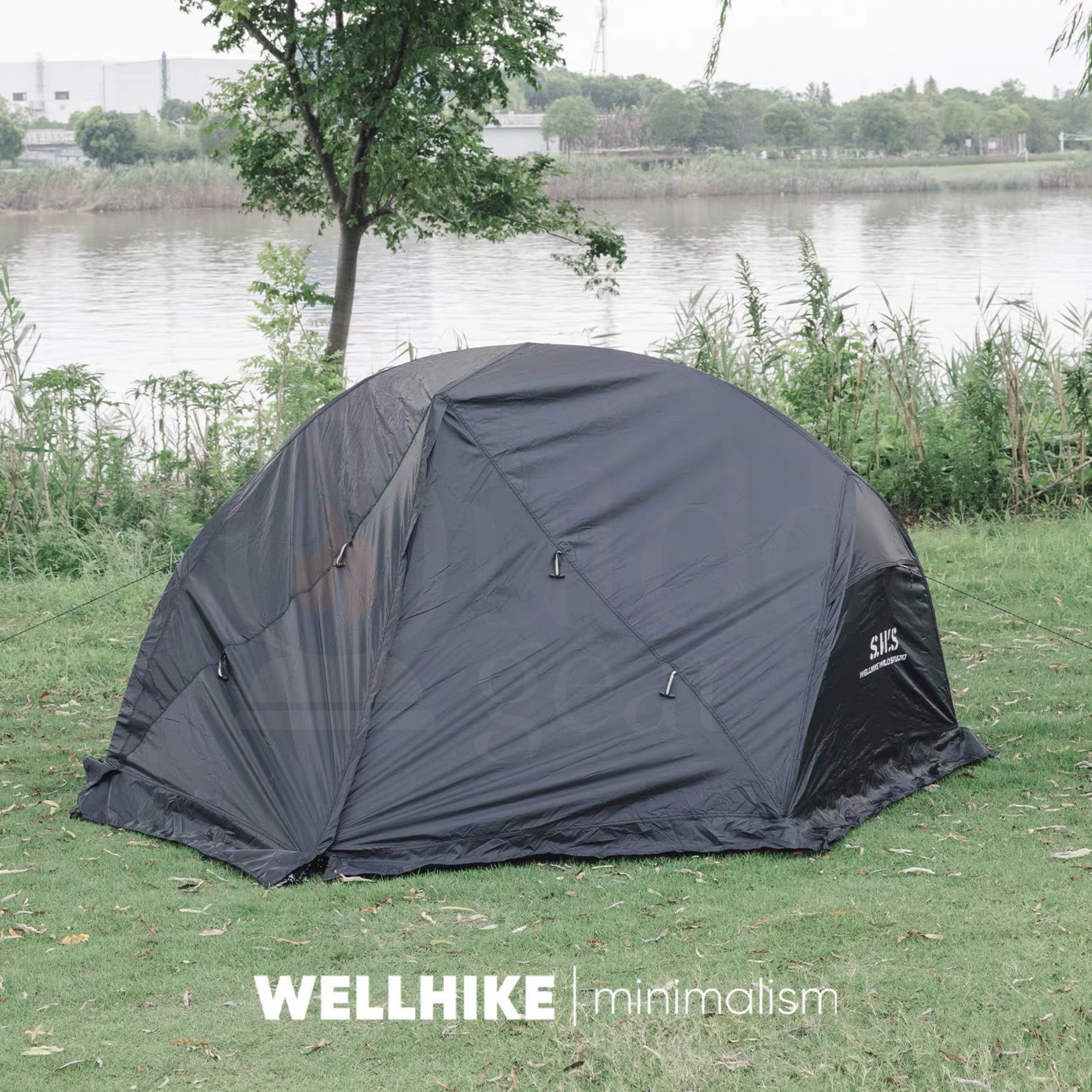 WELLHIKE Cloud Peak 2 Person Camping Tent Waterproof PU3000mm Outdoor Hiking Tent Portable Double Tent