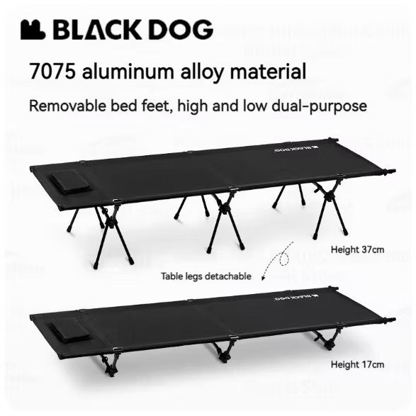 Blackdog Cot Outdoor Ultra-Light Camping Bed Portable Aluminum Alloy Folding BD-XJC001