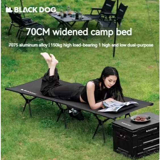 Blackdog Cot Outdoor Ultra-Light Camping Bed Portable Aluminum Alloy Folding BD-XJC001