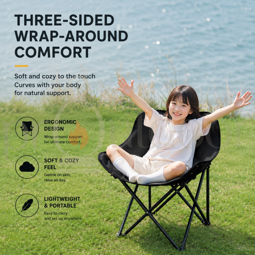 BLACKDOG Low Moon Chair Fuyue Camping Outdoor Foldable CBD2300JJ020