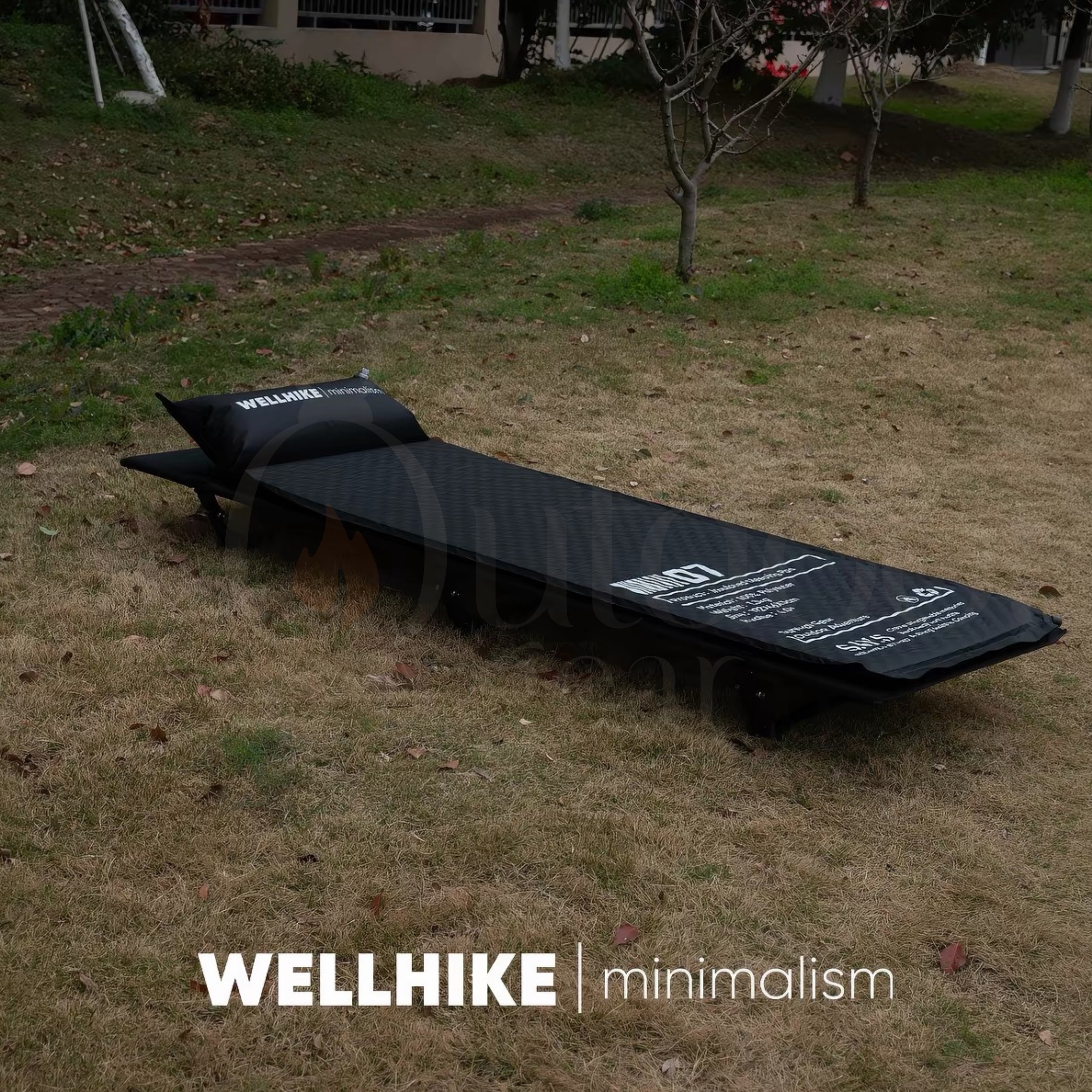 WELLHIKE Outdoor SWS Self Inflating Sleeping Pad Mattress Foldable Camping Tent Home Use