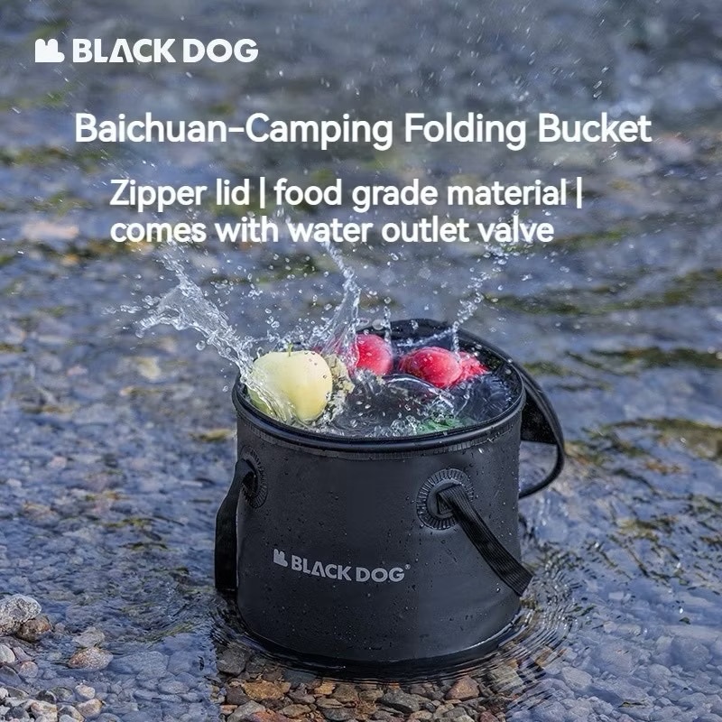 BLACKDOG Folding Round Water Bucket 20L Outdoor Camping Picnic Portable Water tank