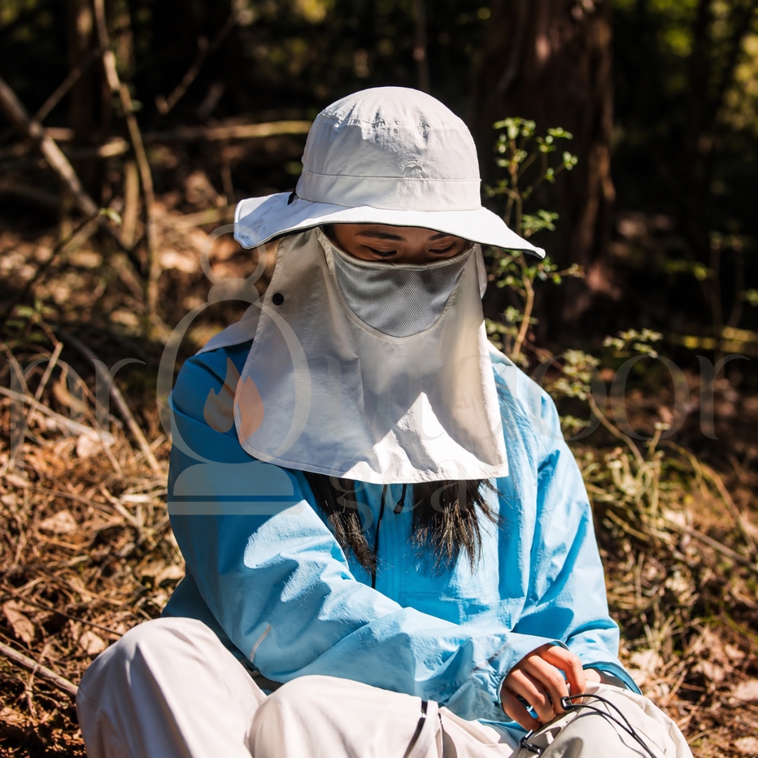 NATUREHIKE Quick Drying UV Protection Fisherman Cap Face Neck Cover Fishing Removable Sunshade Hats CYY2521FS014