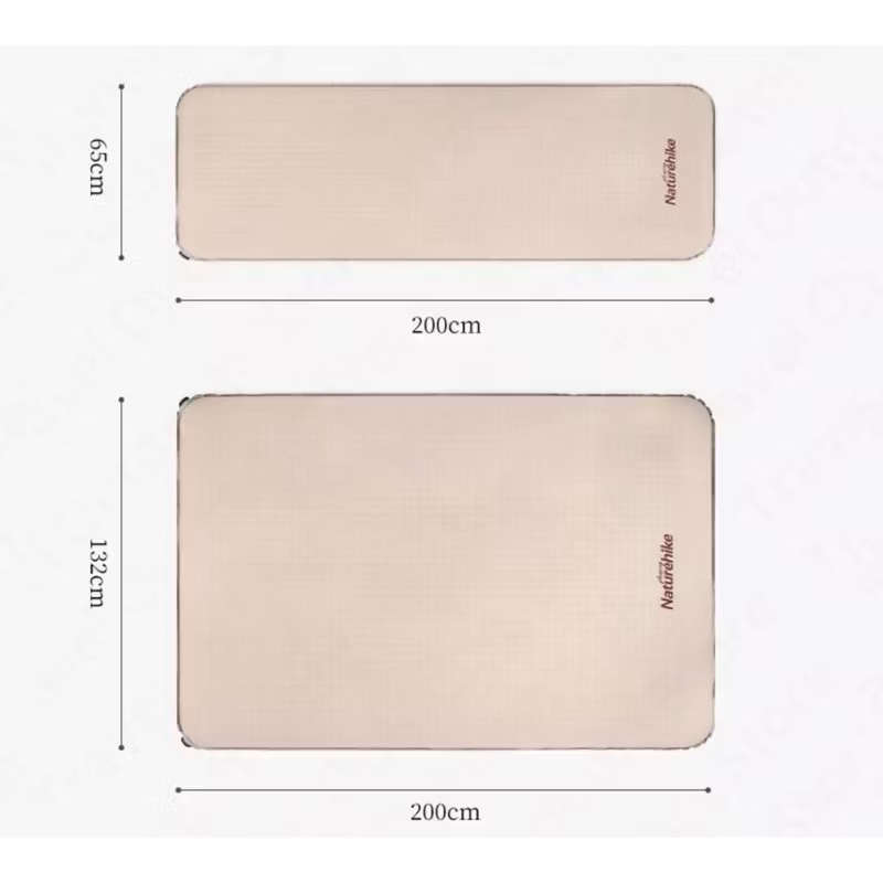 NATUREHIKE NH21FCD11 Outdoor Automatically Inflatable Sleeping Pad 30D Elastic Cloth Sponge Mute Cushion Camping