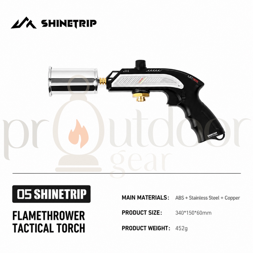 SHINETRIP A601 JIUYAN TACTICAL TORCH Outdoor Camping Blow Torch Flame Gun Fire Starter BBQ Burner Portable Ignition Tool