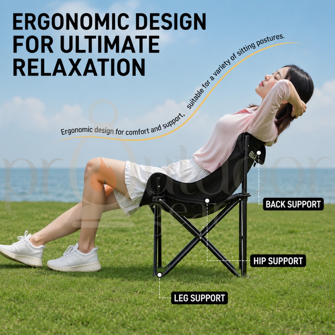 BLACKDOG Low Moon Chair Fuyue Camping Outdoor Foldable CBD2300JJ020