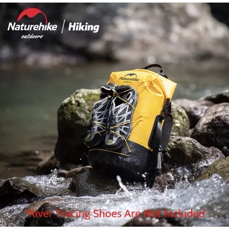 Naturehike 20L/30L/40LTPU Waterproof Backpack Ultralight Outdoor Camping Dry Wet Separation IPX6Waterproof Bag NH21FSB04