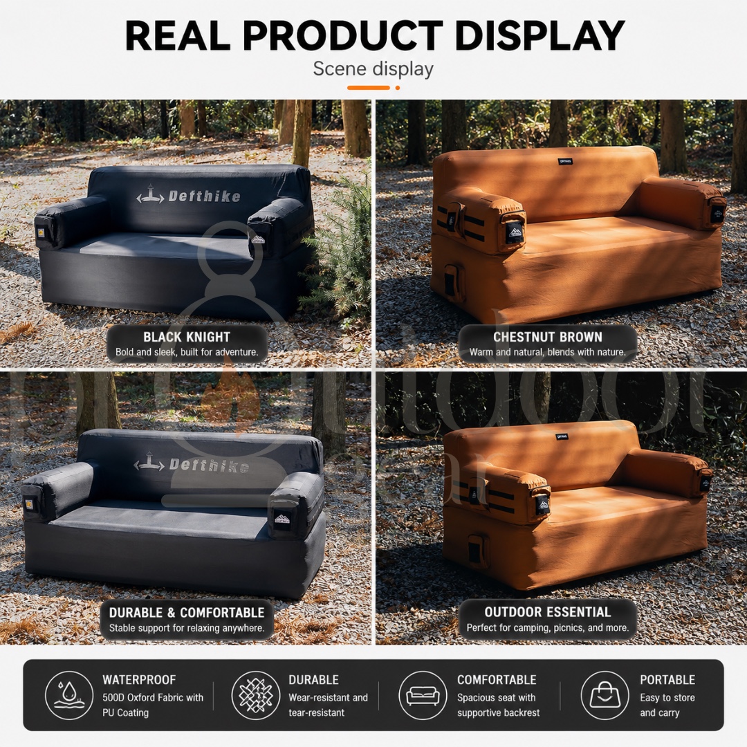 DEFTHIKE INFLATABLE SOFA | PORTABLE CAMPING SOFA