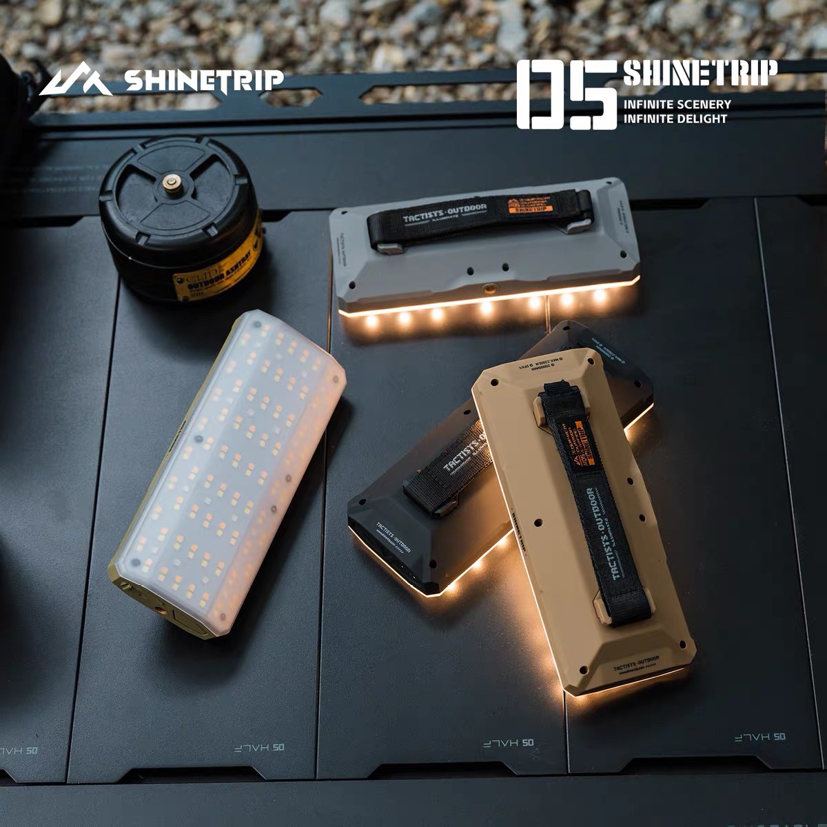 SHINETRIP #05 A603 20000mAh Camping Light 2200LM Type-C Rechargeable IPX4 Outdoor LED Tent Light