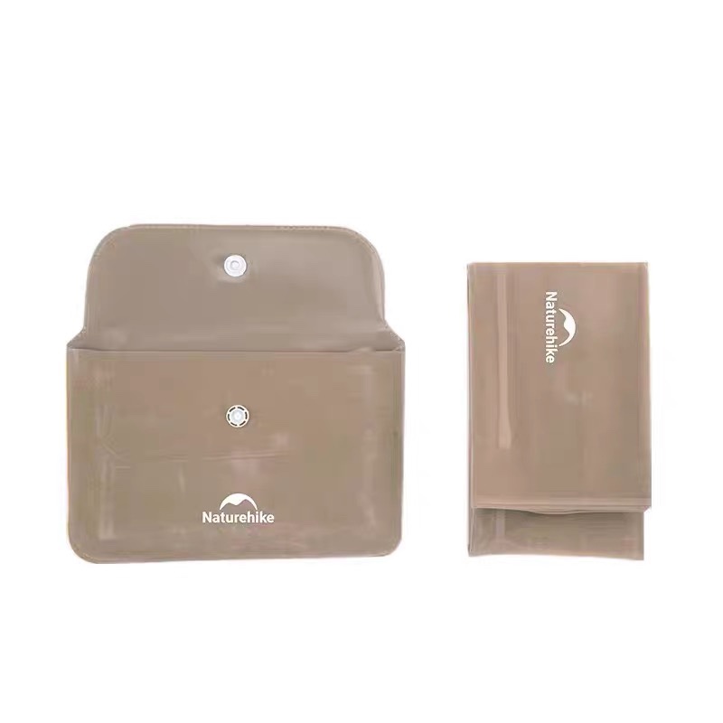 NATUREHIKE NH18F018-Z Portable Outdoor Inflatable Square Pillow Travel Pillow Inflatable Cushion Soft Neck Protective