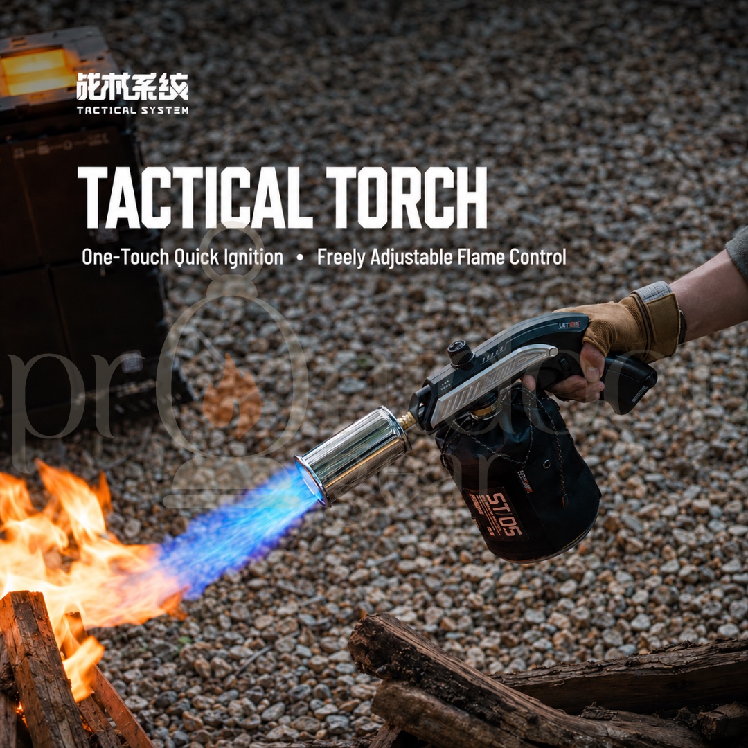 SHINETRIP A601 JIUYAN TACTICAL TORCH Outdoor Camping Blow Torch Flame Gun Fire Starter BBQ Burner Portable Ignition Tool