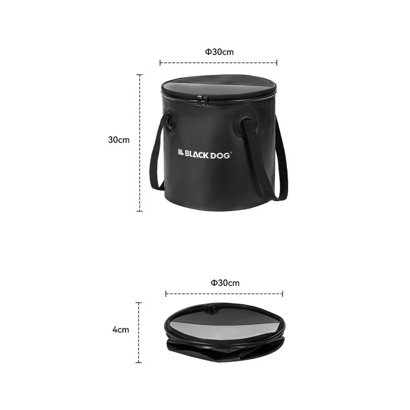 BLACKDOG Folding Round Water Bucket 20L Outdoor Camping Picnic Portable Water tank