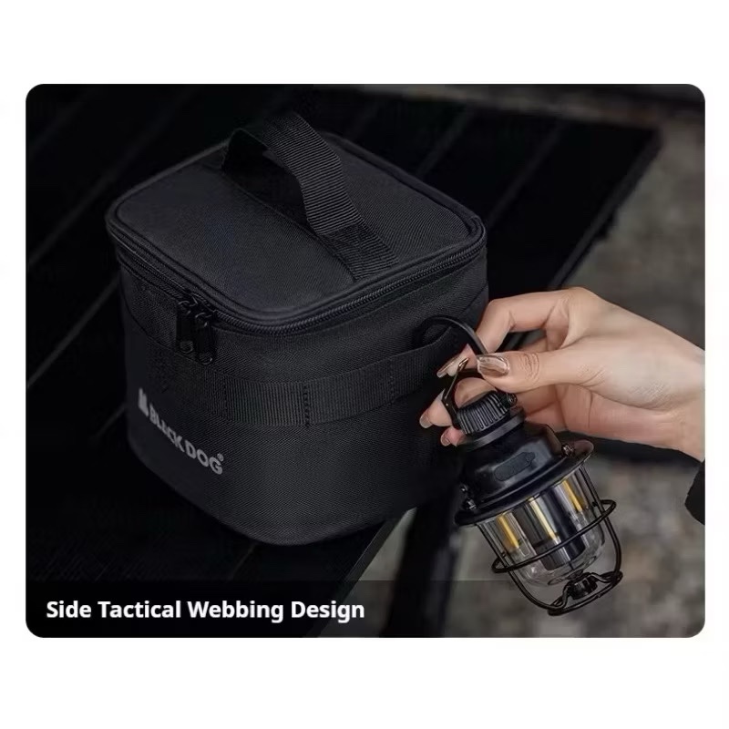 BLACKDOG Condiment Bottle Set Outdoor BBQ Seasoning Storage Bag Picnic Camping Multifunctional Spice Container 2.9L