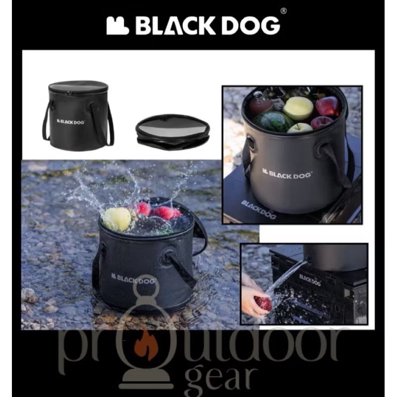 BLACKDOG Folding Round Water Bucket 20L Outdoor Camping Picnic Portable Water tank