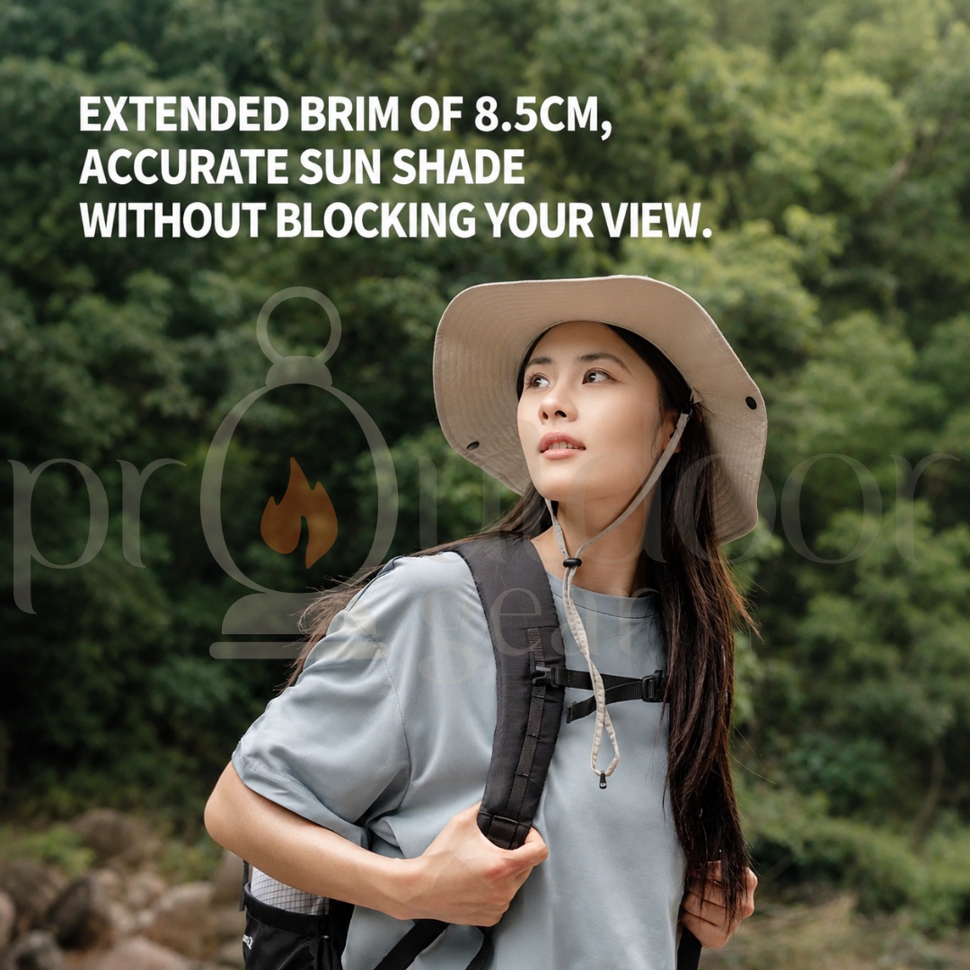 NATUREHIKE CNK2610FS010 UPF100+ Outdoor Sun Hat Quick Dry Breathable Waterproof Hiking Fishing Camping UV Protection Hat
