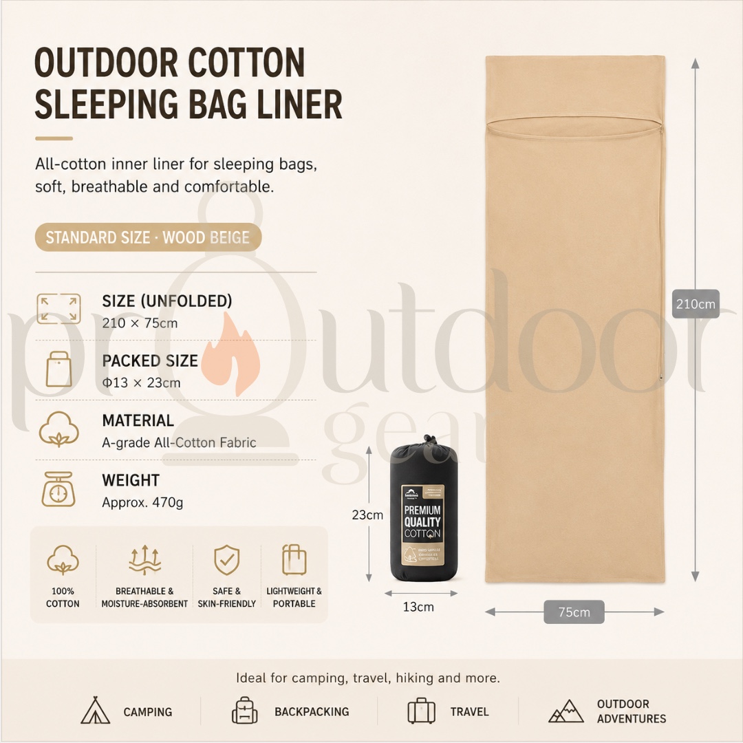 NATUREHIKE NH15S012-D Ultralight 1-2 Persons Sleeping Bag Lining Anti Dirty Cotton Cloth Bag Spliceable Bed Sheet Liner