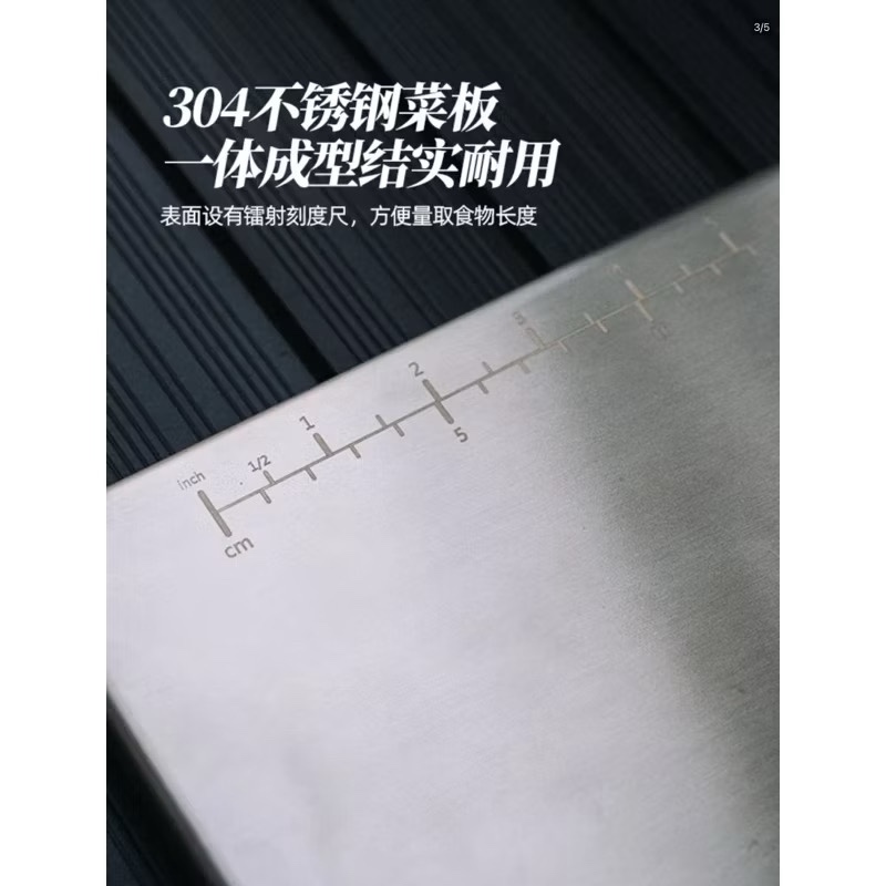 Awada Camping Outdoor Cooking Portable Kitchen Cutting Set Pro Cutting Board Knife Cutlery