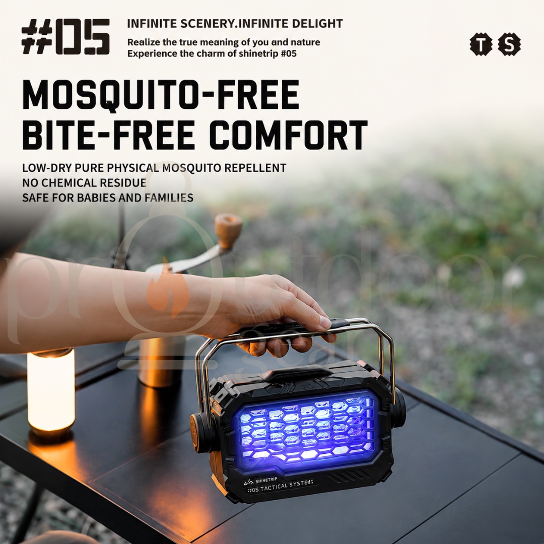 SHINETRIP 05 Series Tactical Mosquito Killer Lamp UV Camping Lantern Rechargeable LED Outdoor Light Bug Zapper