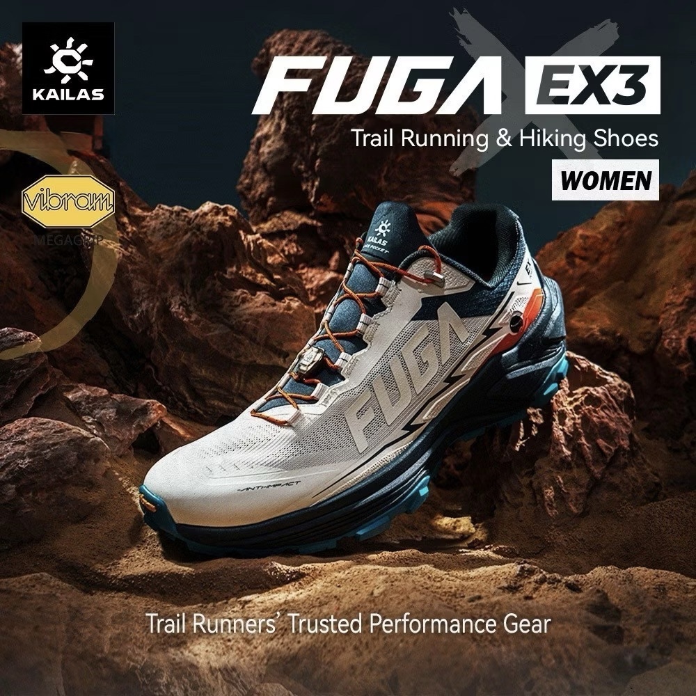 Kailas FUGA EX3 Trail Running Hiking Shoes Vibram MEGAGRIP - Men EX 3