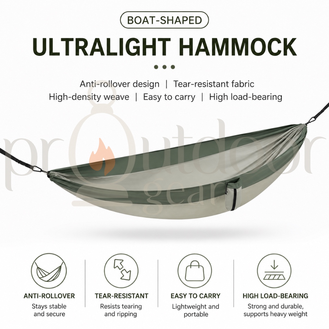 NATUREHIKE NH21DC011 Hammock Ultralight 600g Tear Resistant Fabric Anti-rollover Hanging