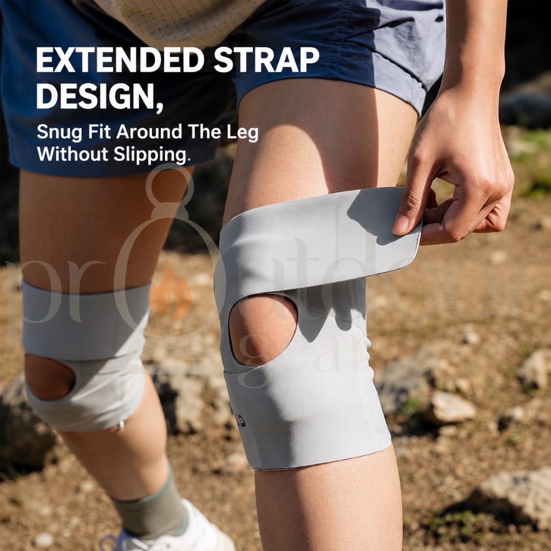 NATUREHIKE CNK2650DS015 Lightweight Knee Support Patella Knee Brace Compression Protector for Hiking Running