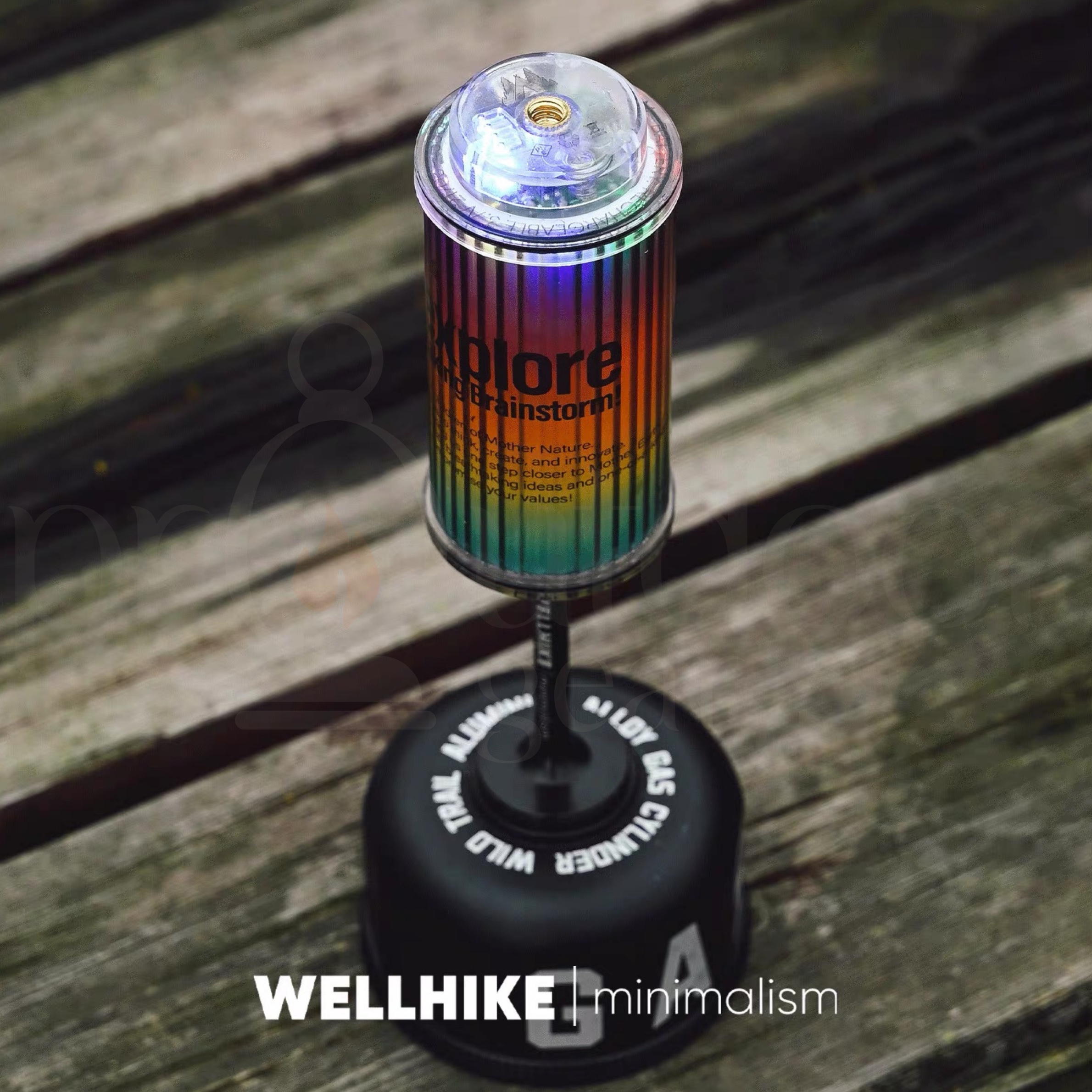WELLHIKE Colorful RGB Camping Lantern 5000mAh Rechargeable LED Light 250LM Portable Outdoor Tent Lamp