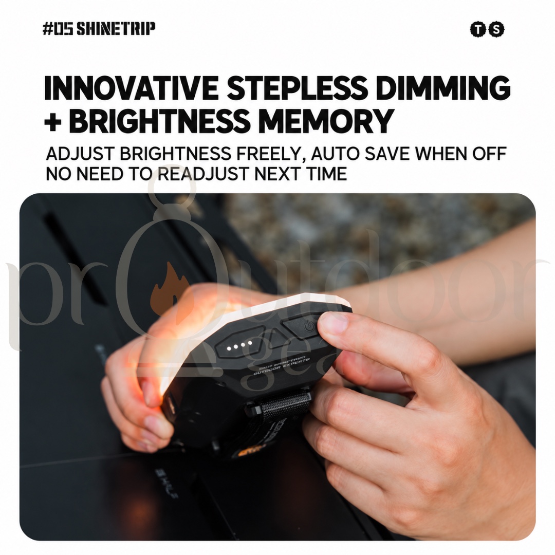 SHINETRIP #05 A603 20000mAh Camping Light 2200LM Type-C Rechargeable IPX4 Outdoor LED Tent Light