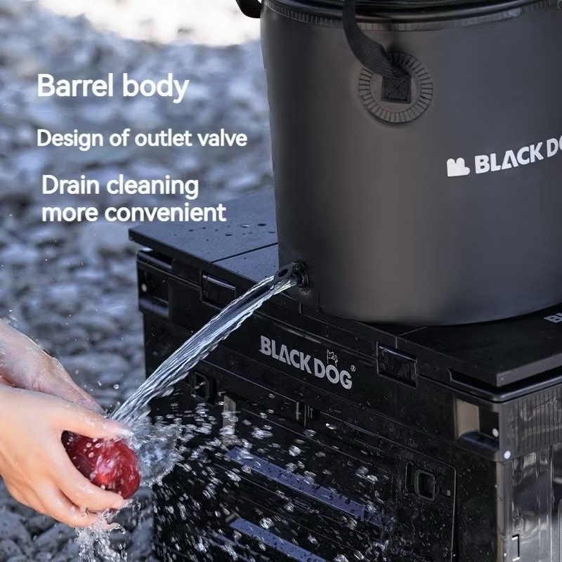 BLACKDOG Folding Round Water Bucket 20L Outdoor Camping Picnic Portable Water tank