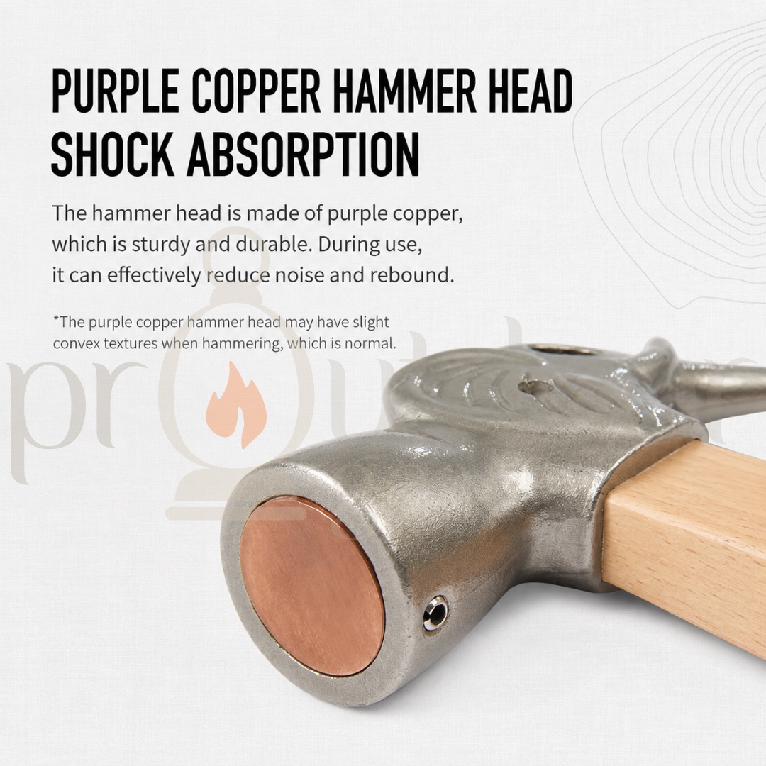 NATUREHIKE CNH22ZP022 Hammer Elephant Multifunctional Camp Outdoor Camping Equipment Ground Nail Stainless Steel Solid Wood Handle