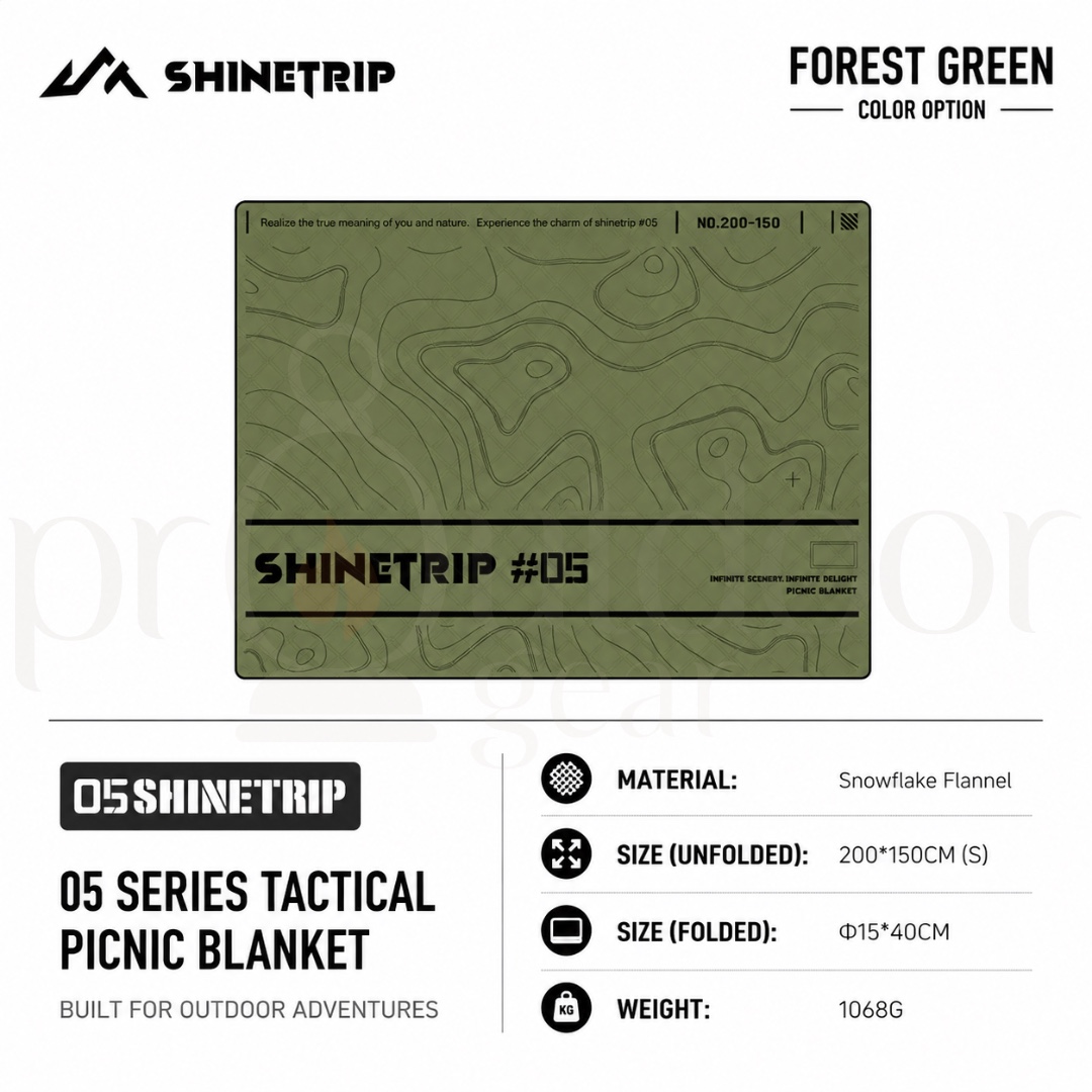 SHINETRIP A536 Outdoor Camping Ultrasonic Picnic Mat Tablecloth Portable Moisture proof Beach Blanket Waterproof Extra Large