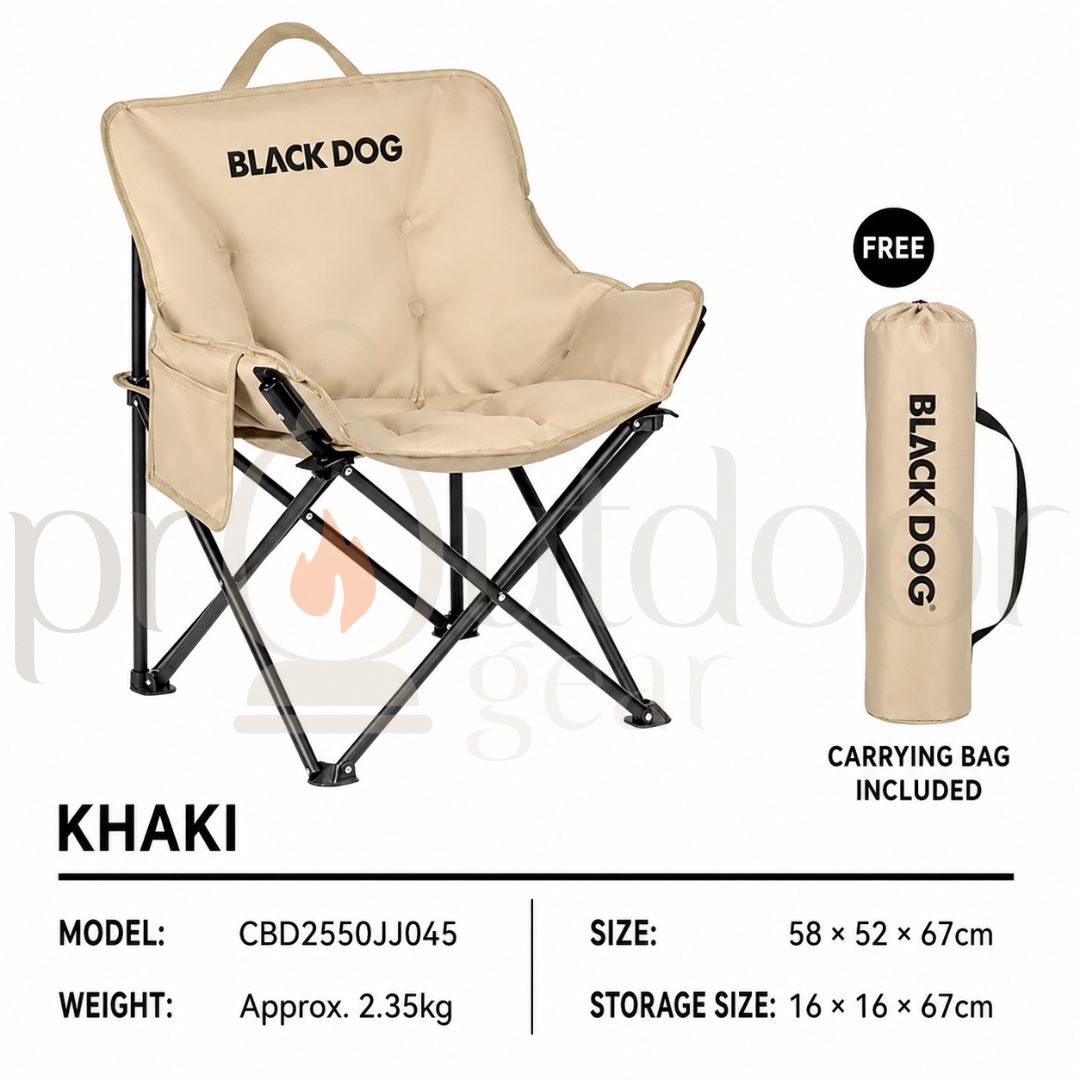 BLACKDOG Low Moon Chair Fuyue Camping Outdoor Foldable CBD2300JJ020