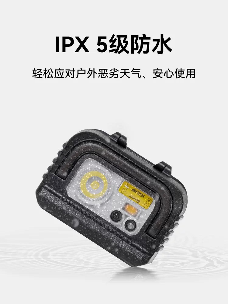 BLACKDOG CBD2450ZM010 Multifunctional Induction Headlamp Rechargeable Outdoor Camping Motion Sensor Headlight