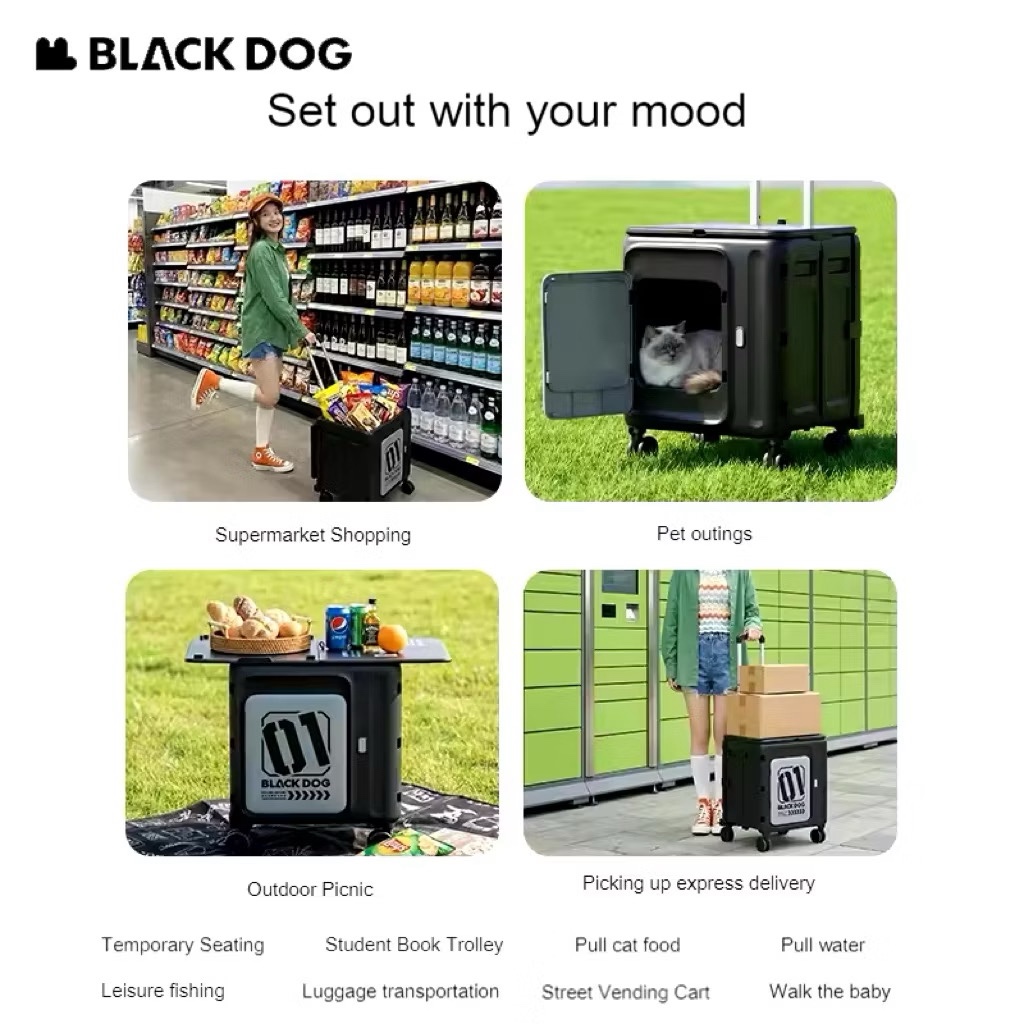 Blackdog Xinghui Dual Door Folding Wagon CBD2550JJ072