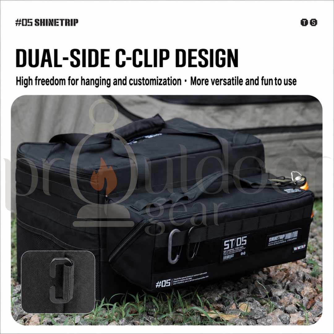 SHINETRIP A581-H01 05 Multi-Function Storage Bag 8.5L Tactical Camping Tool Bag Portable Oxford Organizer