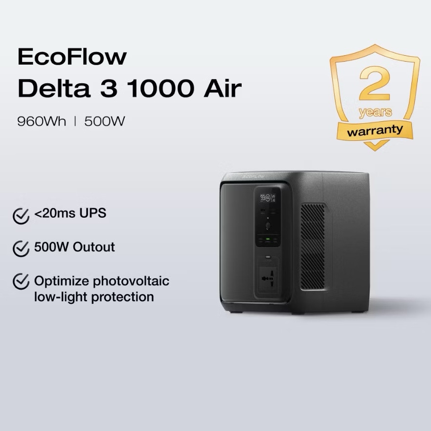 EcoFlow DELTA 3 1000 Air Portable Power Station