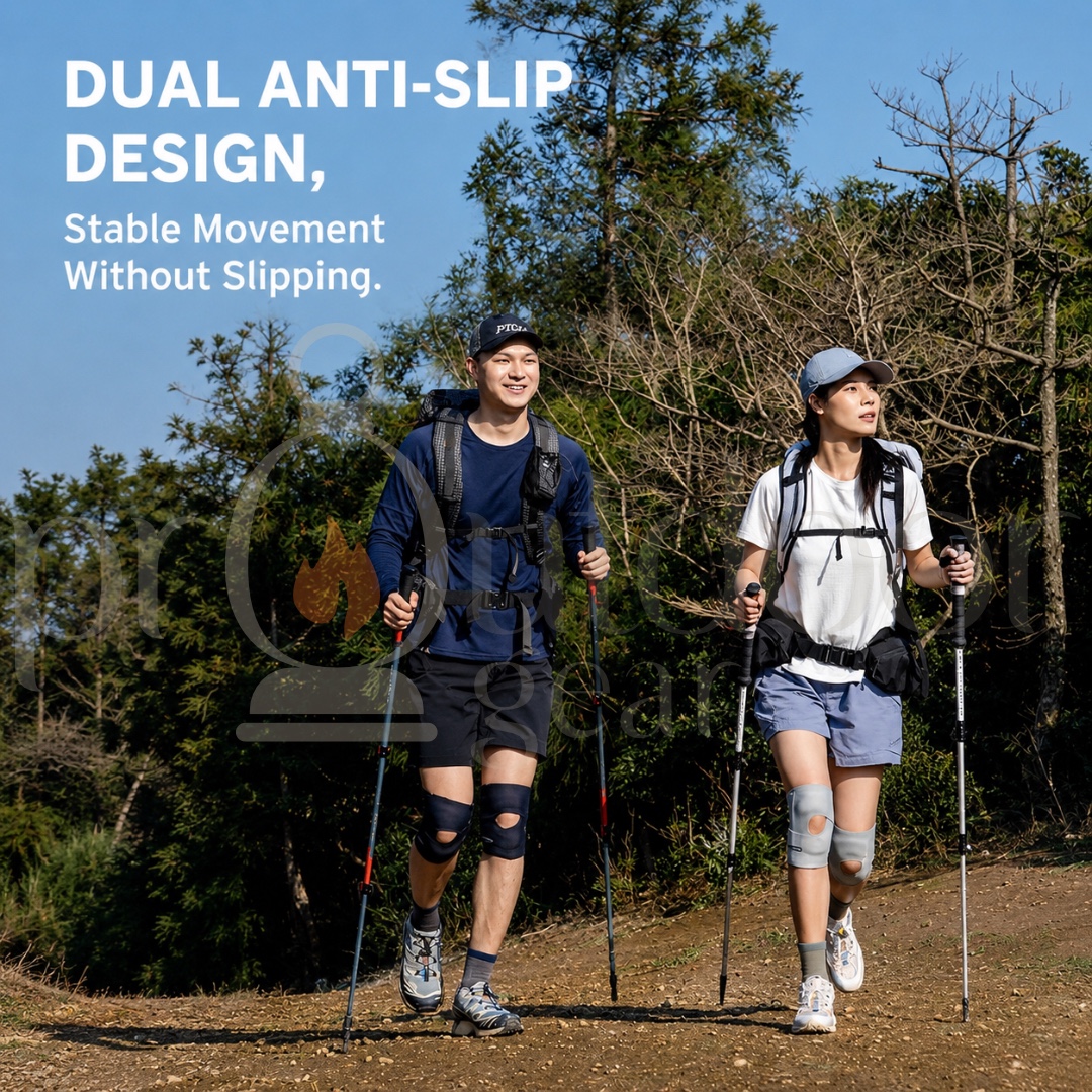 NATUREHIKE CNK2650DS015 Lightweight Knee Support Patella Knee Brace Compression Protector for Hiking Running