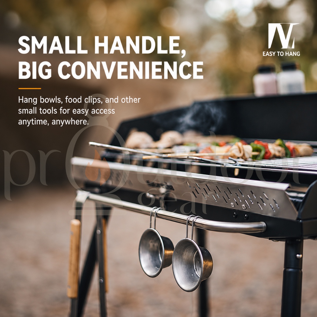 NATUREHIKE CNK2300015 Vertical BBQ Rack Camping Outdoor Household Folding Portable Charcoal Skewers Barbecue Stove