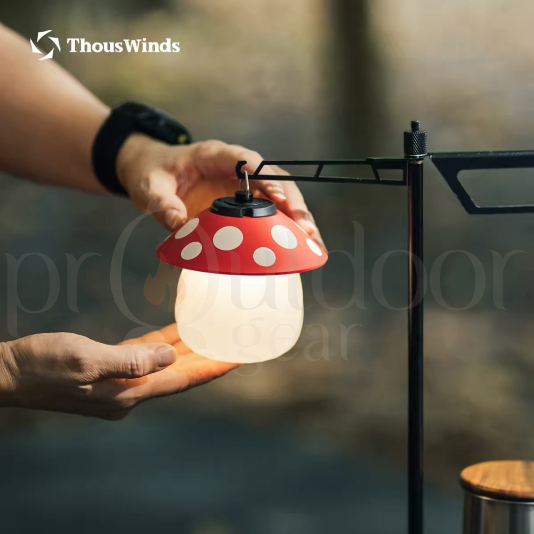 THOUSWINDS TW6018 Mushroom Lamp 5000mAh Rechargeable Camping Lantern 350 Lumens IPX5 Portable Outdoor Light