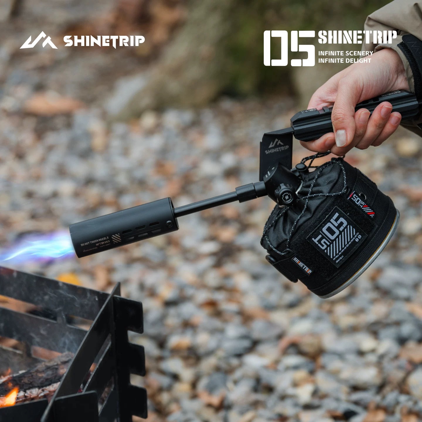 A574-H01 Shinetrip Flame Torchgun Butane Flame Thrower