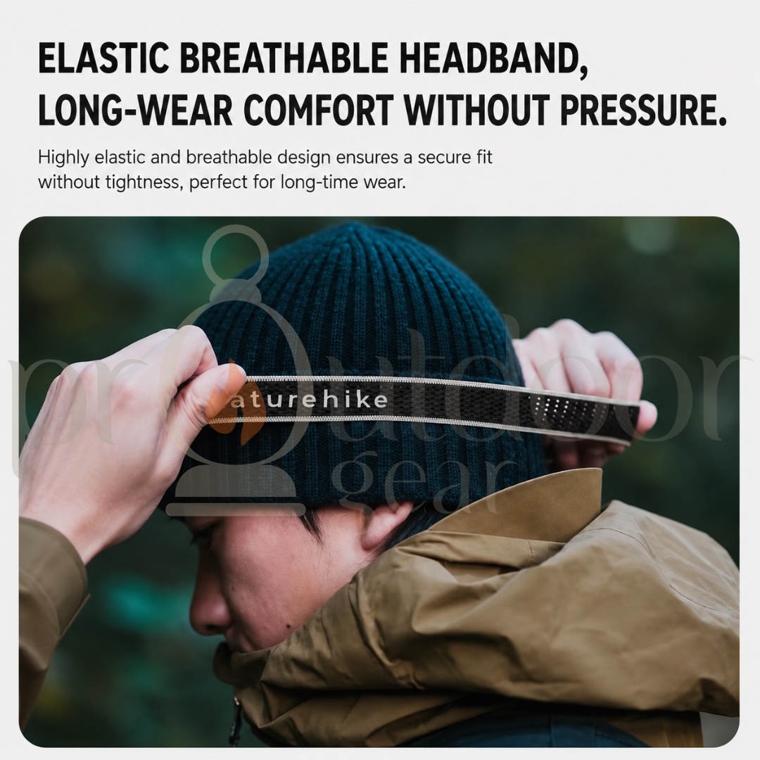NATUREHIKE CNK2450ZM015 Xingyu Pro Headlamp USB Rechargeable M Sensor Headlight Portable IP66 Waterproof Flashlight