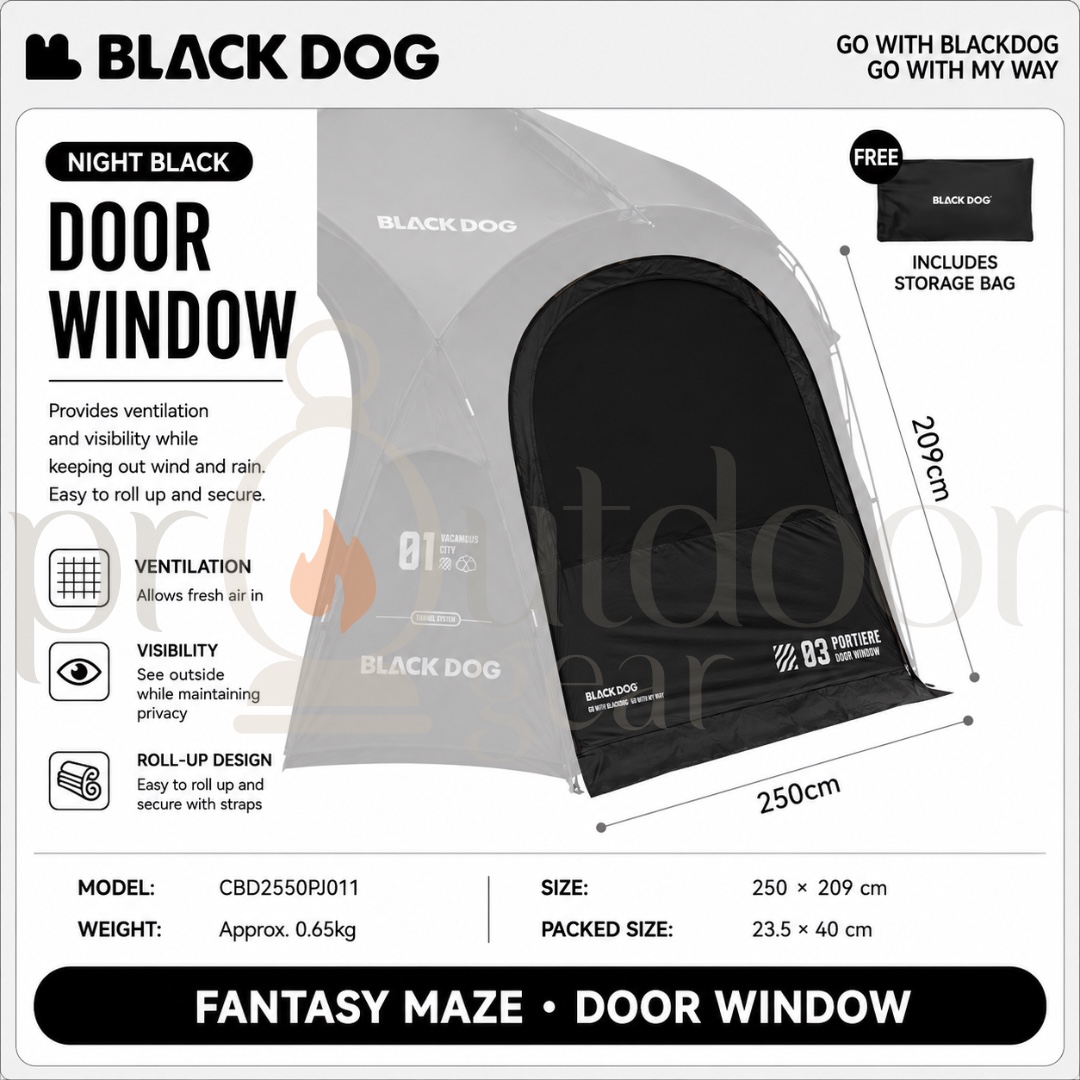 [PRE-ORDER] BLACKDOG Fantasy Maze Outdoor Dome Tent Multi-Person Sunshade Spherical Canopy Waterproof Portable