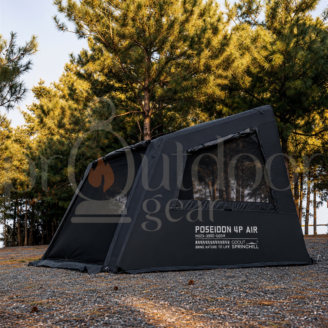 [ACESSORIES] GOOUT SPRINGHILL Penglai 4P Inflatable Tent, One Bedroom and One Living Room Outdoor Camping Rainproof