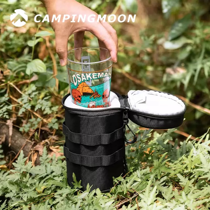 Campingmoon B-OS Camping Glass Cup Protective Bag | Shockproof Portable Carry Case